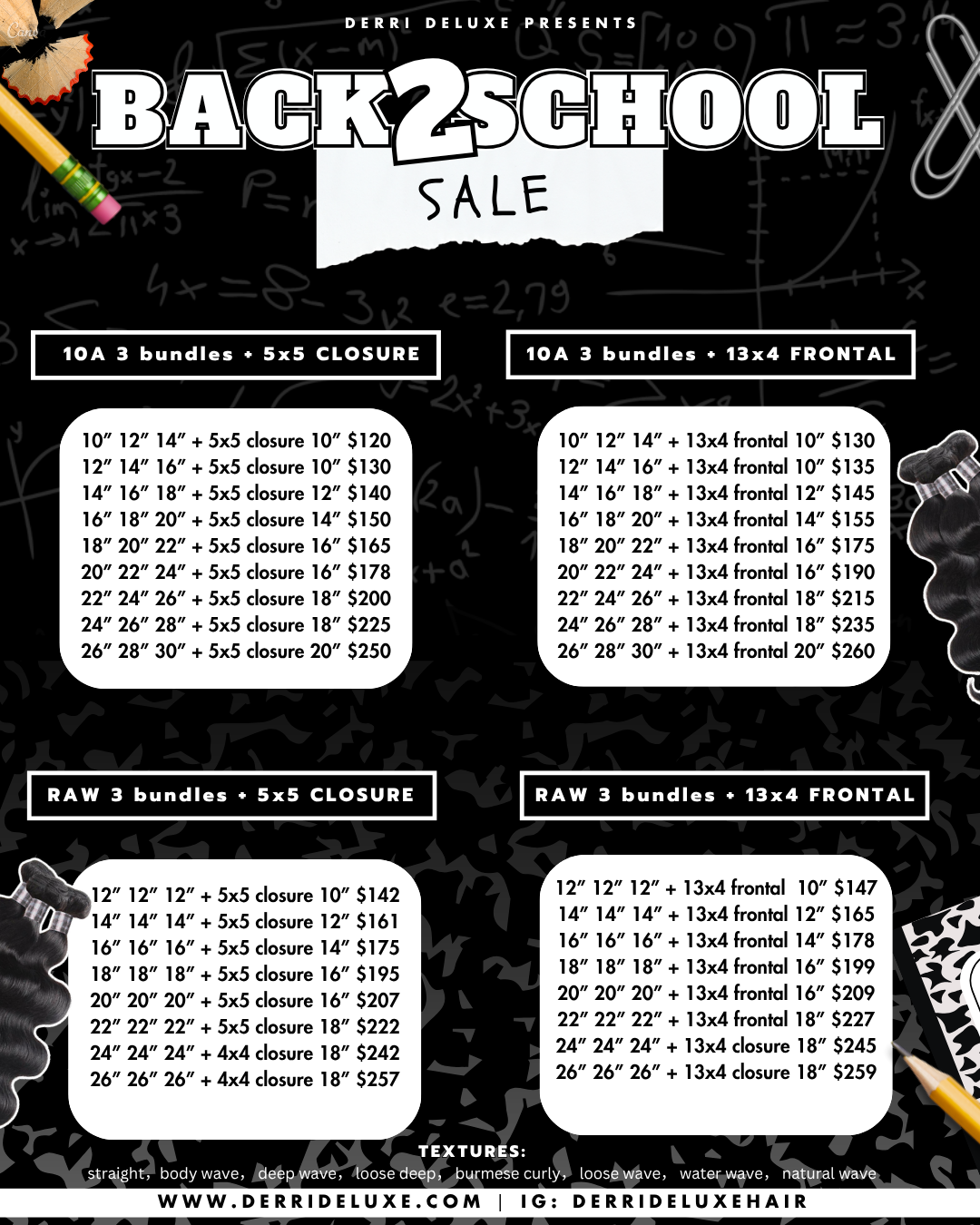 Raw B2S Bundle + Lace Deal
