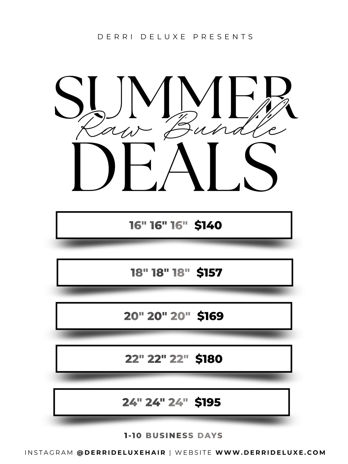 Summer Raw Deals