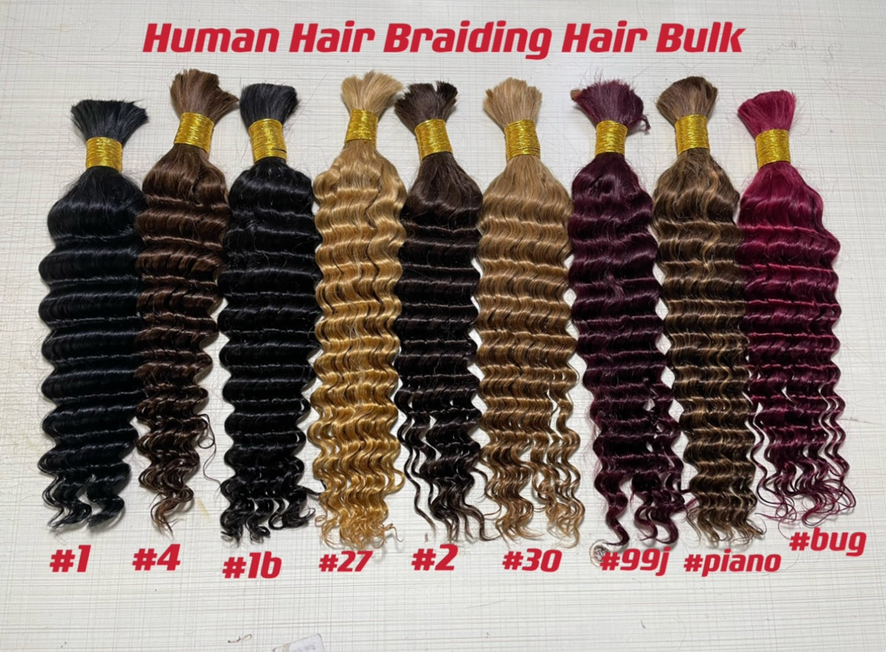 Human Braiding Hair