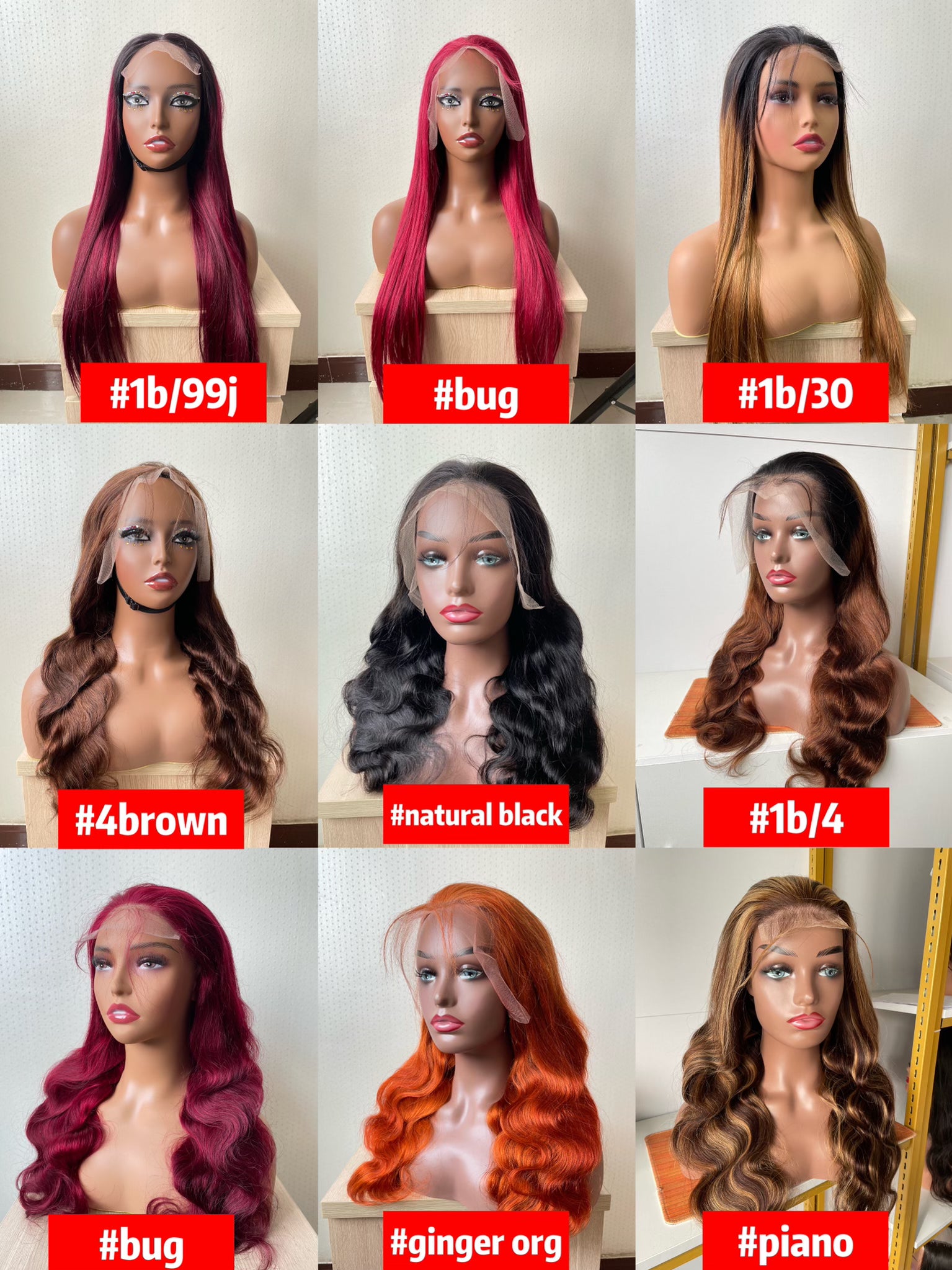 Affordable Color Wigs